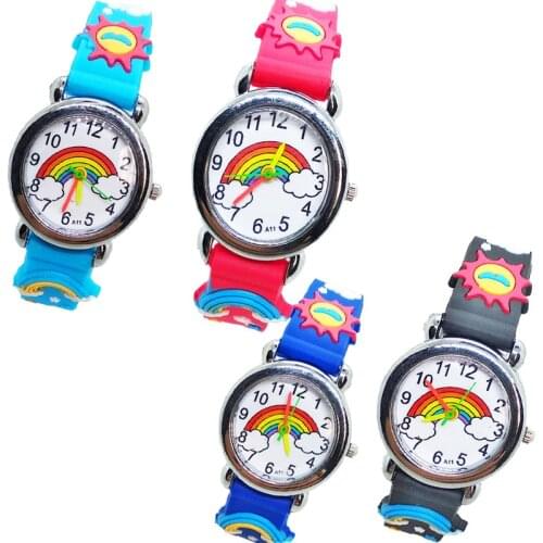 Cartoon Dog Team Children Quartz Watches Electronic Boys Wristwatch Girls Birthday Party Child Gift Clock Baby Kids Watch