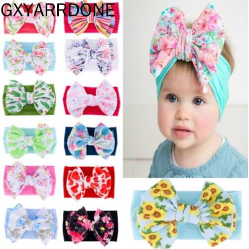 Baby Headband Baby Girl Headbands for Girls Bandeau Bebe Fille Bows Baby Turban Headwrap Newborn Haarband Baby Hair Accessories