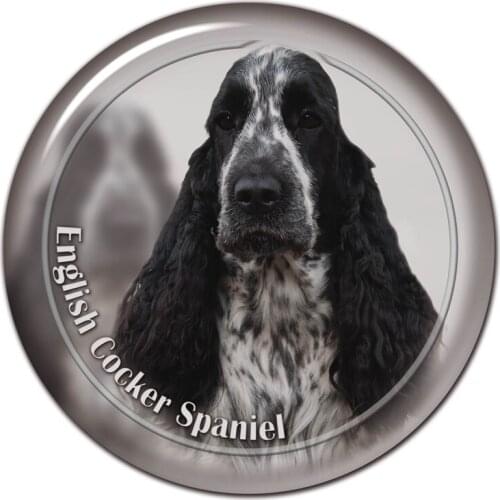 Personality Self-Adhesive Decal English Cocker Spaniel Dog V4 Car Sticker Decals on Bumper Rear Window Laptop Apply To Car Door