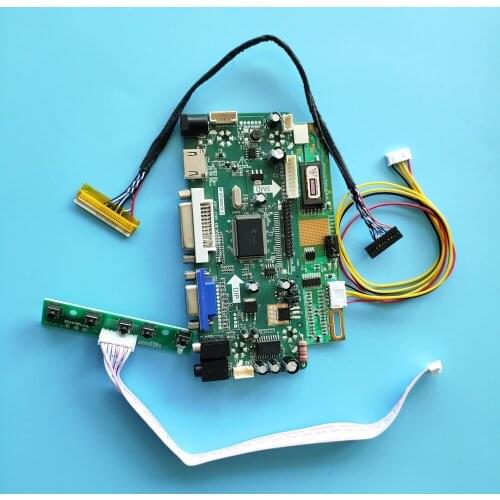 Kit for LP171WX2-A4/LP171WX2-A4K1 1440X900 30pin M.NT68676 m0itor Controller Board HDMI+DVI+VGA LCD Display panel Audio