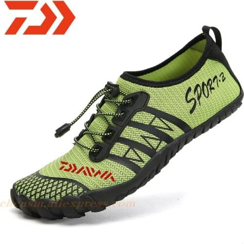 Daiwa 2021 New Men Women Fishing Shoes Sneakers Quick Dry Swimming Footwear Unisex Outdoor Breathable Upstream Beach Shoes