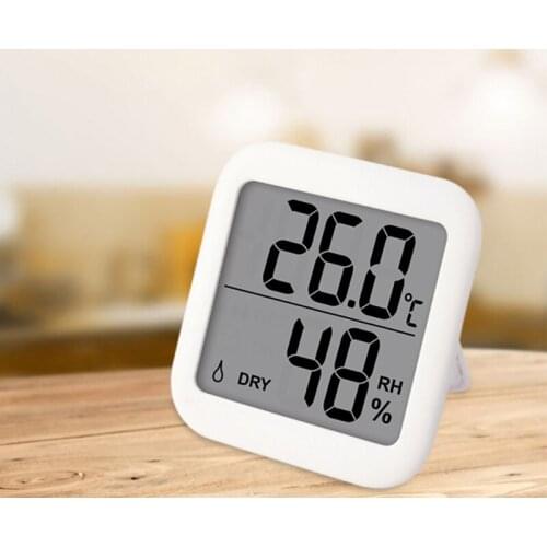 Big Screen Thermometer Hygrometer ℃/℉ with Magnet & Bracket Temperature Humidity Gauge Monitor Indoor Weather Station Au11 21