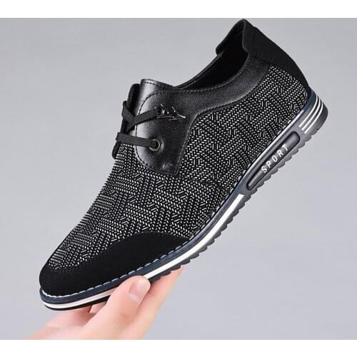 Men Casual Shoes Canvas Breathable Driving Shoes Men Loafers Soft Comfortable Mens Sneakers Lace Up Flats Lazy Fisherman Loafers