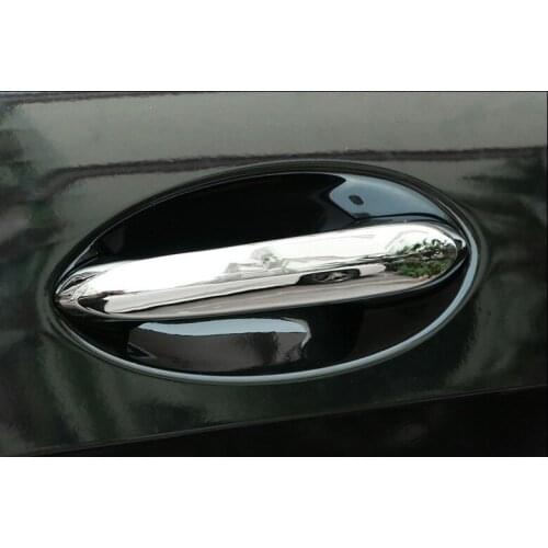 Car Exterior Door Handle Frame Decoration Cover Trim For BMW X3 G01 G08 2018 ABS 4pcs Carbon Fiber Style Auto Door Wrist Decals