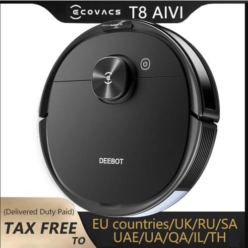 Original ECOVACS DEEBOT OZMO T5 Max T8 AIVI Vacuum Cleaner Robot APP Function English speaking China Version