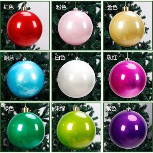 Christmas Balls 2022 Home Decoration 12-50cm Red Christmas Tree Decor Big Ornament Ball Christmas Decoration Ornament Large Ball