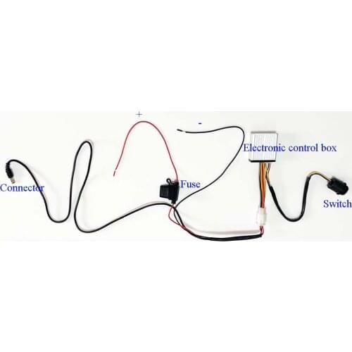 Signal Wheel 6 Shift Switch plus wire harness (no heating pad)