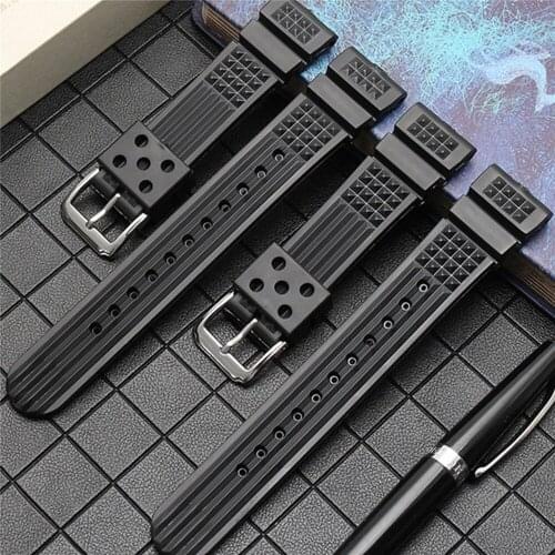 The Accessories of Waterproof Silicone Watch Strap Replacement 22MM Watchband Bracelet with Metal Buckle for OMG Watch