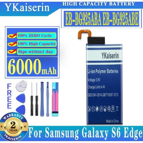Аккумуляторы для телефонов Samsung Galaxy S6 YKaiserin China At AliExpress