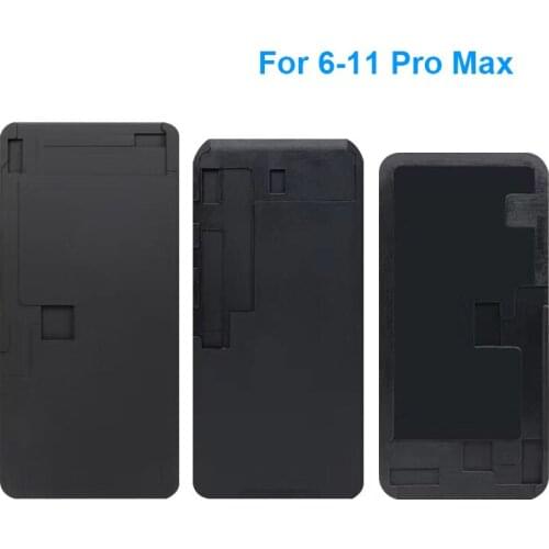 LCD Screen Laminating Mold for Phone 11 Pro MAX Pro 11 X XS XMAX 8P 8 7 7P 6 LCD Refurbish No Fold Flex Cable Rubber Mat