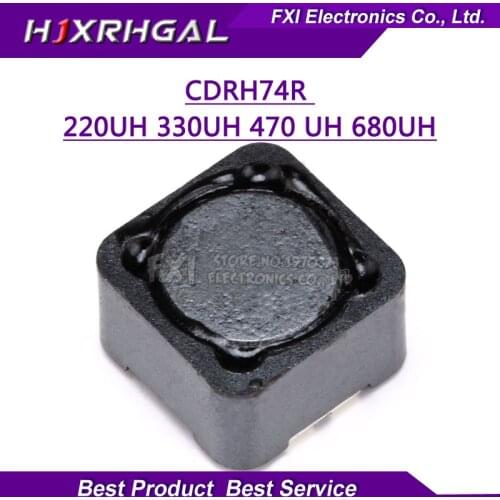 10PCS CDRH74R 7x7x4MM 220UH 330UH 470UH 680UH Shielded inductor Patch inductor