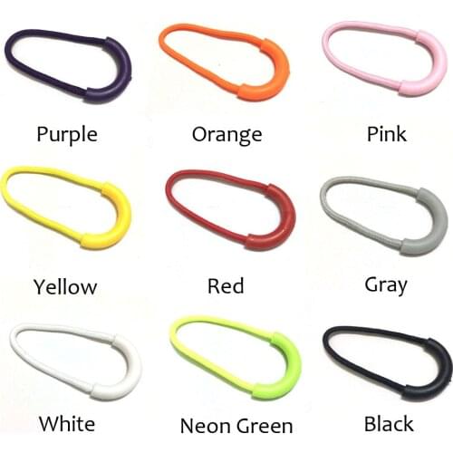 9pcs/pack Colorful Zipper Pulls Cord Ends Strap Lariat Plastic Buckle Apparel Accessories