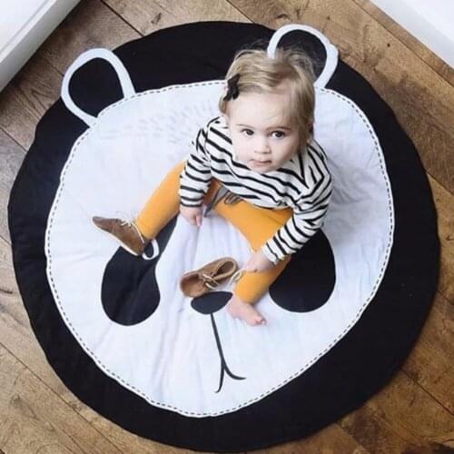 90CM Baby Infant Playing Game Mat Cotton Floor Crawl Mats Children Room Decor