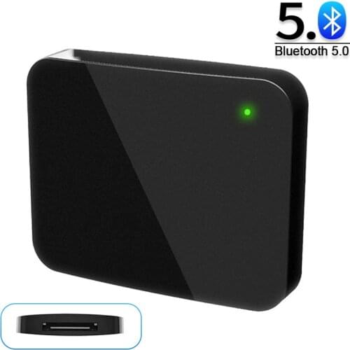 Bluetooth 5.0 Wireless Receiver Portable Music Receiver 30Pin Stereo Audio Adapter for Teac TC-580T TC-800S 30-pin Speakers