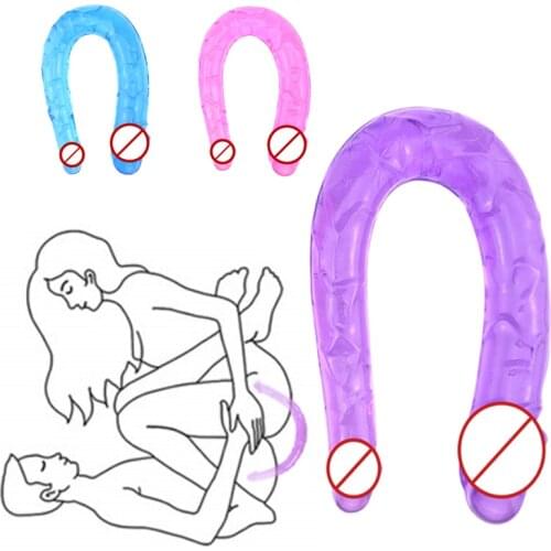 Dildo Vagina Strapon Silicone Penis For Lesbian Couples Underwear Double Ended Penetration Sex Toys For Women Sex Shop For Gay