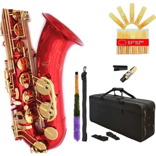 France Tenor saxophone New R54 bB Tenor sax playing professionally Musical instrument Red gold with case