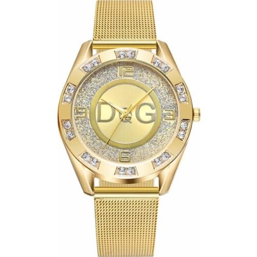 2019 Hot Sale New Women Dress Watches Stainless Steel Exquisite Watch Women Rhinestone Luxury Casual Quartz Watch Relojes Mujer