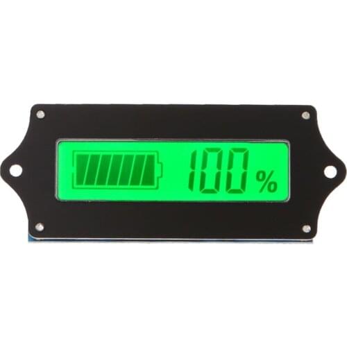 12/24/36/48/60/72V LED Lead Acid Storage Battery Indicator Tester Gauge Monitor