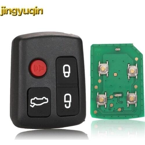 Jingyuqin 10pcs Remote Car Key BA15K601A 433MHZ For Ford BA BF Falcon Sedan Wagon 4 Buttons Smart Keyless Entry Keypad