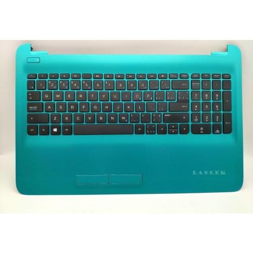 Dreamy Teal Canadian Palmrest keyboard for HP 15-ba047cl/15-ba057cl/15-067cl/15-ba113cl