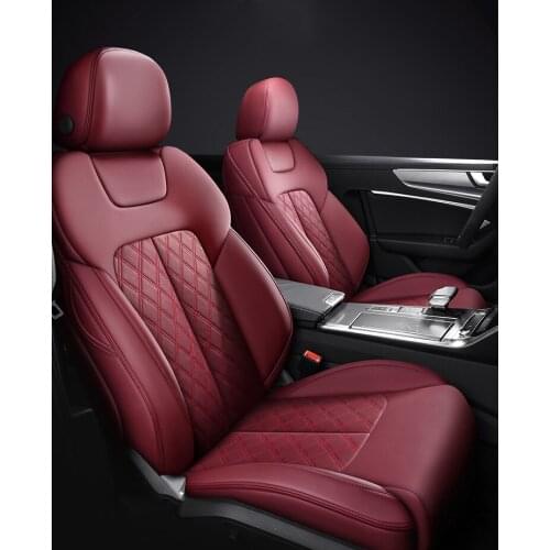 Custom Car Seat Cover leather full set for kia rio niro borrego forte sorento soul visto vigato retona car accessories sticker