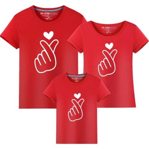 MANHAGU Same T-shirts For Mom And Daughter