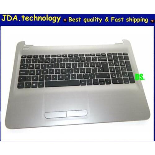 MEIARROW New/orig Palmrest topcase C cover for HP Pavilion 15 AY 15-AY156NR 15-AY upper cover 15-BA US keyboared Touchpad
