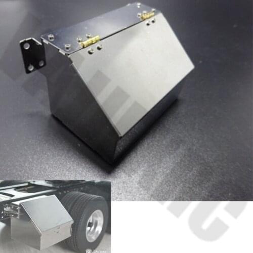 Metal Toolbox Suitable for 1/14 Tamiya Remote Control Truck Scania R620 R470 MAN TGX VOLVO FH12