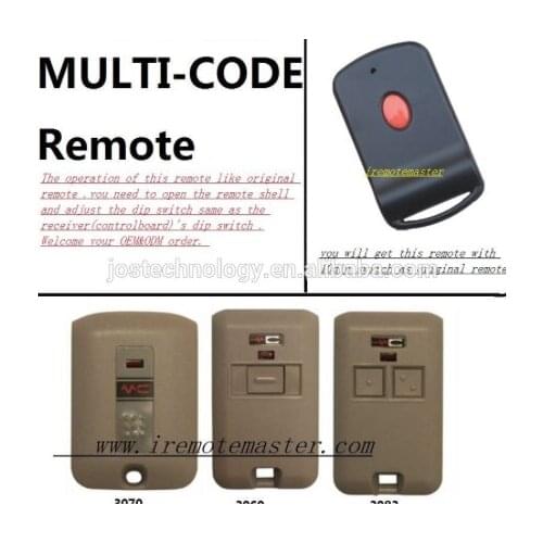 Multi code remote 300MHZ Muti openers,multi transmitter very 2019