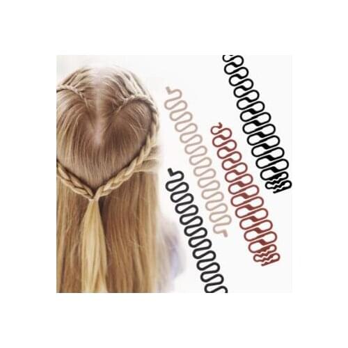 Multi DIY Lazy Fish Bone Wavy Braid Centipede Hemp Flowers Braid Hair Care & Styling Tools Hair Accessories HA039