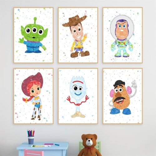 Disney Diamond Painting Disney Toy Story 5D DIY Full Diamond Embroidery Cross Stitch Kit Home Decoration