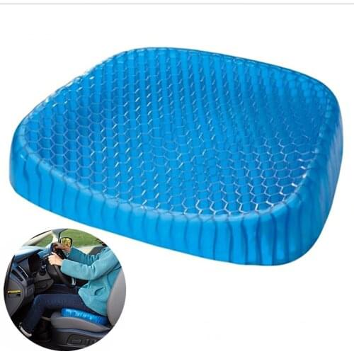 Newest car flexible gel seat cushion with breathable most comfortable multi-functional high-quality absorption pressure point