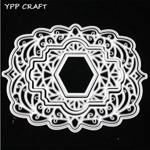 YPP CRAFT New Frame Metal Cutting Dies Stencils for DIY Scrapbooking/photo album Decorative Embossing DIY Paper Cards