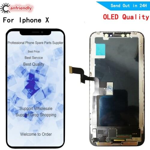 OLED LCD For iphone X A1902 A1901 A1865 LCD Display+Touch panel Screen Digitizer Assembly For iphone10 iphoneX