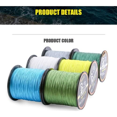 Brand TriPoseidon 4 Strands 400M PE Braided Fishing Line 12/20/70LB Multifilament Fishing Line Tool Smooth for Carp Fishing