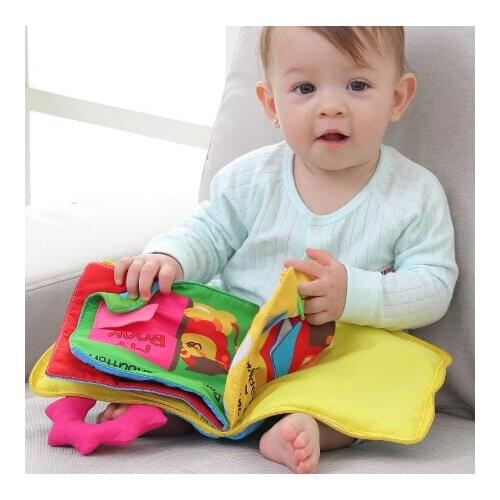 Children Intelligence Cognitive Development Soft Cloth Book Montessori Toys Educational Toys for Baby Early Learning Materials