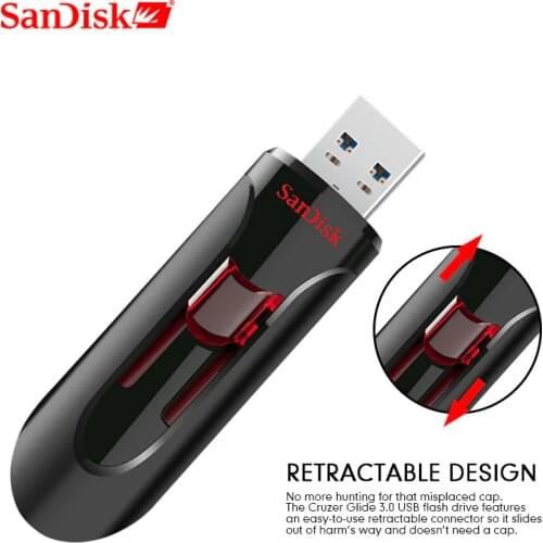 SanDisk CZ600 usb flash USB 3.0 Pendrive 16GB 32GB 64GB 128GB USB Flash Drive Stick pendrive 3.0 Disk cle usb hirive 64GB U Disk