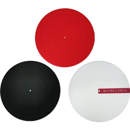 12inch Silicone Pad Rubber LP Antislip Mat Durable Anti-vibration Phonograph Turntable