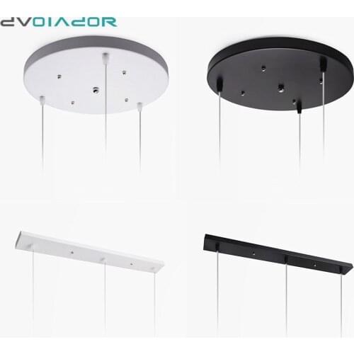 Nordic Pendant Lamp Installation Ceiling Circular Strip Installation Three Lights Living Room Staircase Kitchen Dining Room