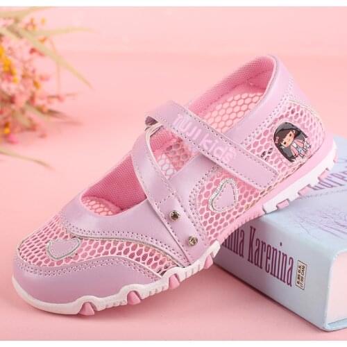 Baby Girls Shoes Summer Breathable Sandals for Girls Pink Cute Princess Kids Shoes Comfortable Fabrics Children Shoe