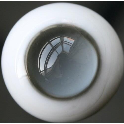 [wamami] Ew13# 12mm Gray No Pupil Eyes For BJD Doll Dollfie Glass Eyes Outfit