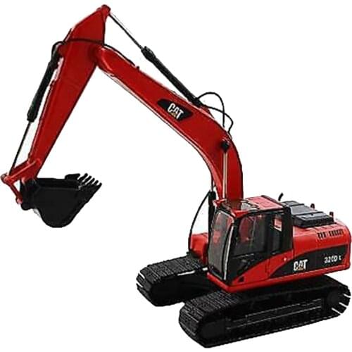 1/50 323D L alloy track red commemorative collection alloy excavator model