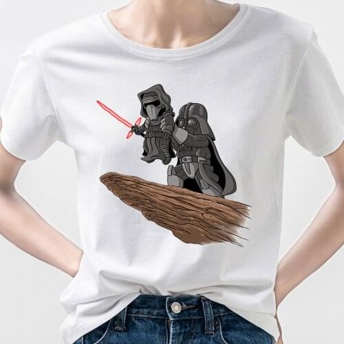 2021 fashion Cool Star Wars T Shirt Women Stormtrooper Print Tee Shirt Casual Summer Cotton Tops Streetwear Tops Clothing