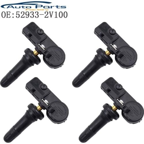 4 PCS New Tire Pressure Sensor TPMS For Hyundai Velostar Kia 52933-2V100 529332V100 52933 2V100 433MHz