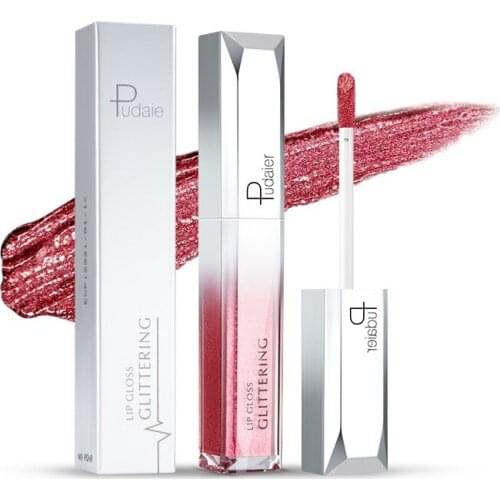 Diamond Shimmer Glitter Lip Gloss Glitter Liquid Lipstick Makeup Waterproof Pearl Lipgloss Make Up Shine Gloss