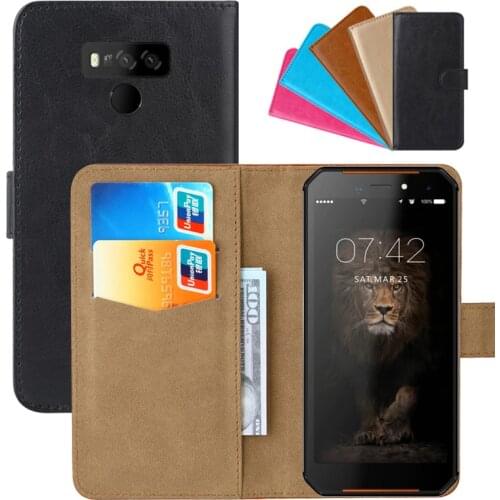 Luxury Wallet Case For Leagoo XRover C PU Leather Retro Flip Cover Magnetic Fashion Cases Strap