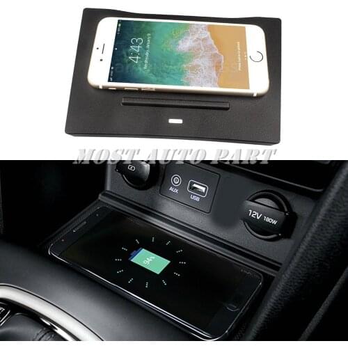 Interior Car Wireless Charger Wireless Phone Fast Charger Pad For Hyundai Creta 2016-2019 The Phone With QI Wireless Charging