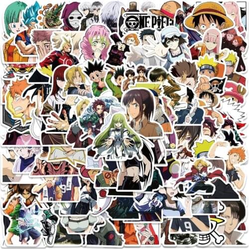 10/50/100Pcs/Pack Mixed Classic Cartoon Anime For Snowboard Laptop Luggage Fridge Car- Styling Vinyl Decal Home Decor Stickers