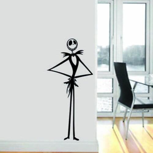 Creative Decal Nightmare before christmas Vinyl Wall art Decal Sticker home decor pumpkin skeleton L194