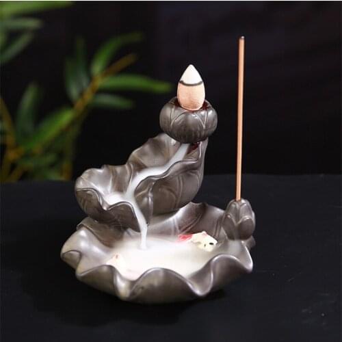 Creative Home Decor Backflow Stick Incense Burner Ceramic Censer Home Decoration Use In Home Teahouse